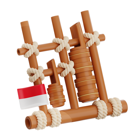 Angklung  3D Icon