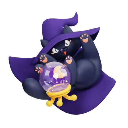 Oracle Kitty  3D Illustration