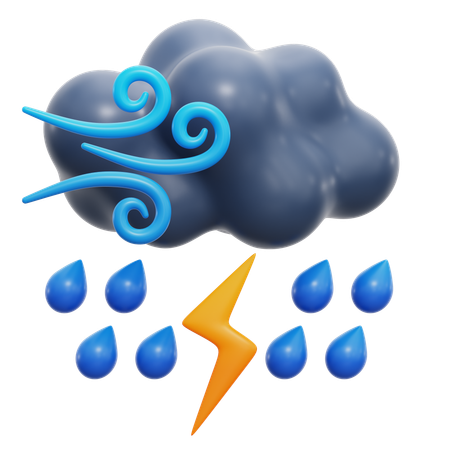 Orage  3D Icon