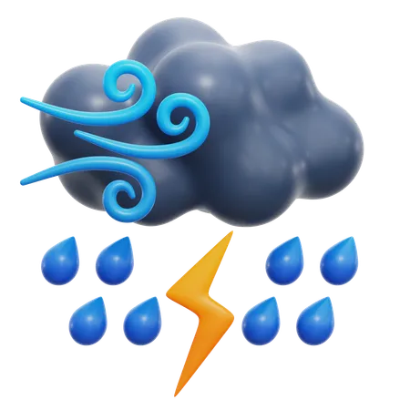 Orage  3D Icon