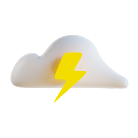 Nuage d'orage  3D Icon