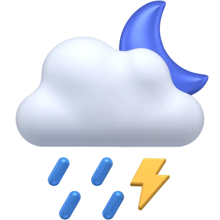 Nuit d'orage  3D Icon