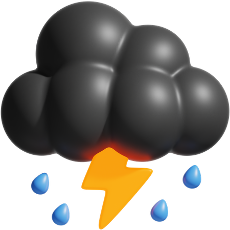 Nuit d'orage  3D Icon