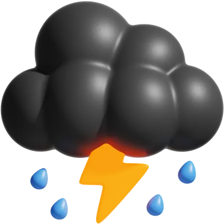 Nuit d'orage  3D Icon