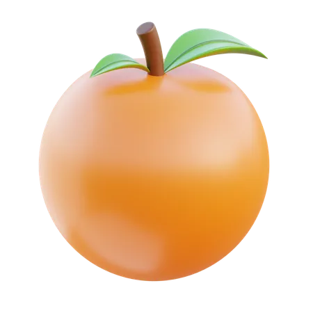 Orange Fruit 3 D Icon 3D Icon