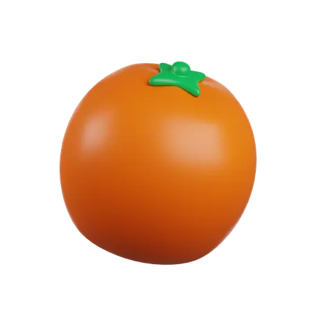 Orange Is Good For Health 3D Icon