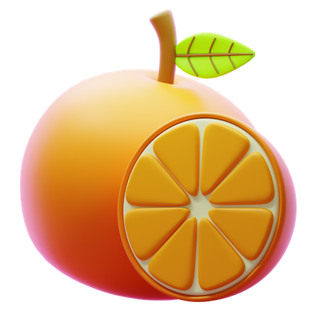 Orange  3D Icon