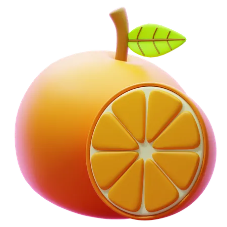 Orange  3D Icon