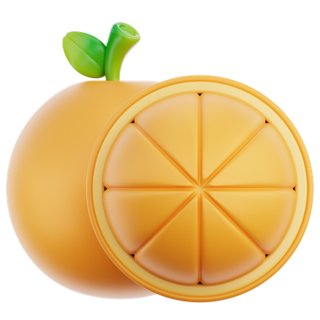 Orange  3D Icon