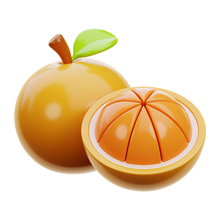 Orange  3D Icon
