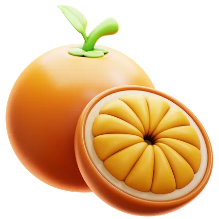 Orange  3D Icon