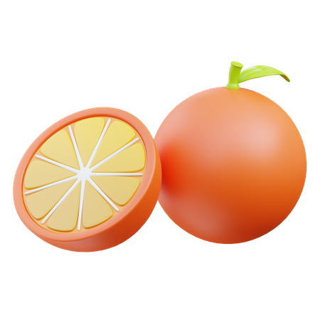 Orange  3D Icon