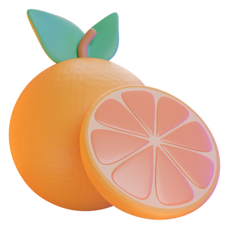 Orange  3D Icon