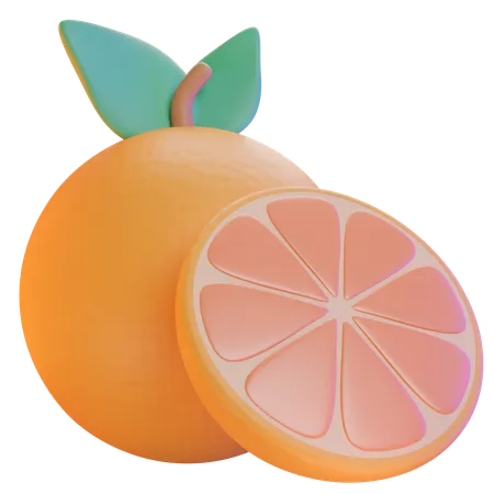 Orange  3D Icon