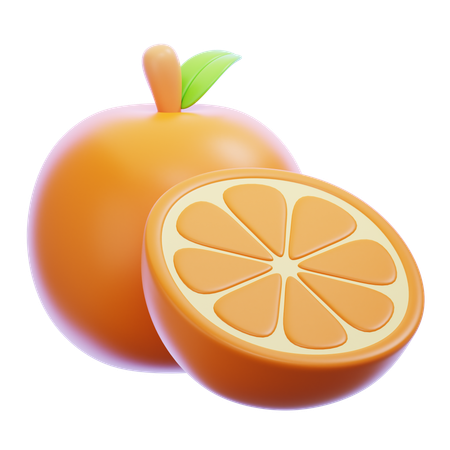 Orange  3D Icon