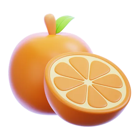 Orange  3D Icon