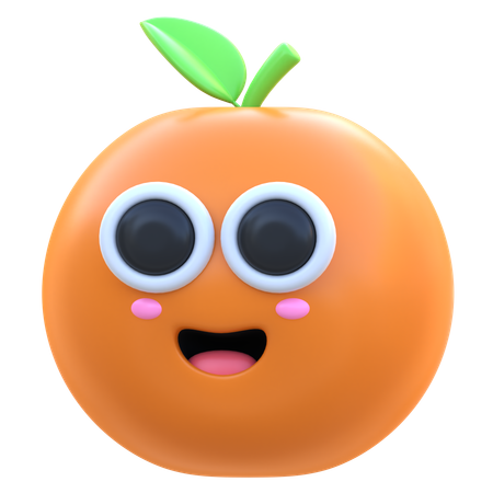 Orange  3D Icon