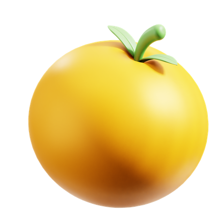 Orange  3D Icon