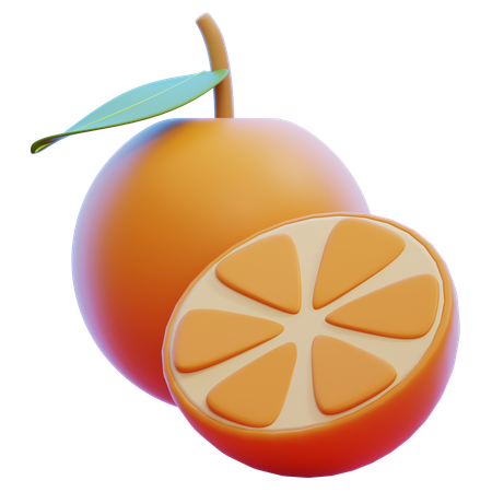 ORANGE  3D Icon