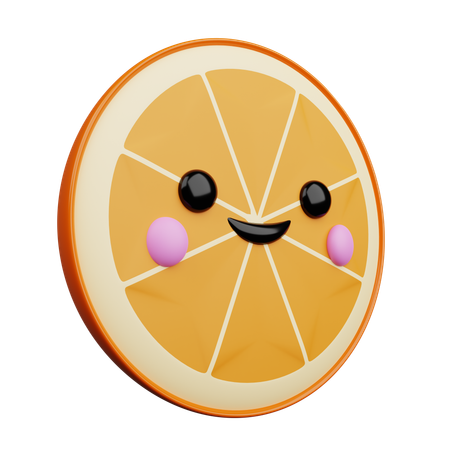 Orange  3D Icon