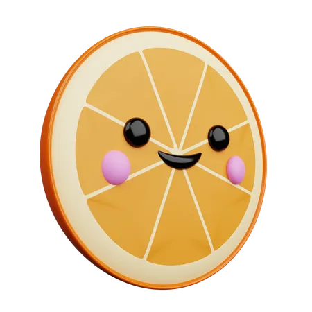 Orange  3D Icon