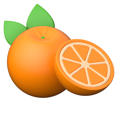 Orange  3D Icon