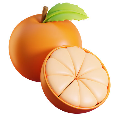 Orange  3D Icon