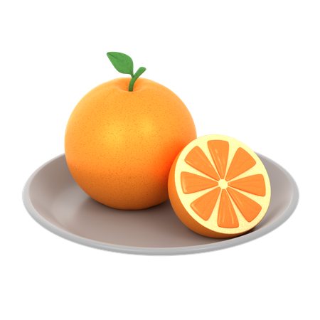 Orange  3D Icon