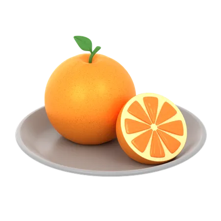 Orange  3D Icon