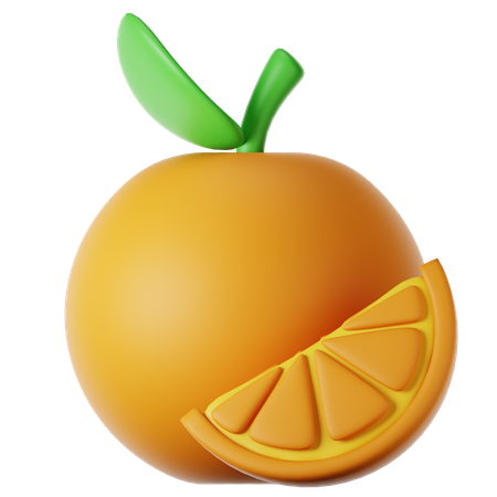 Orange  3D Icon