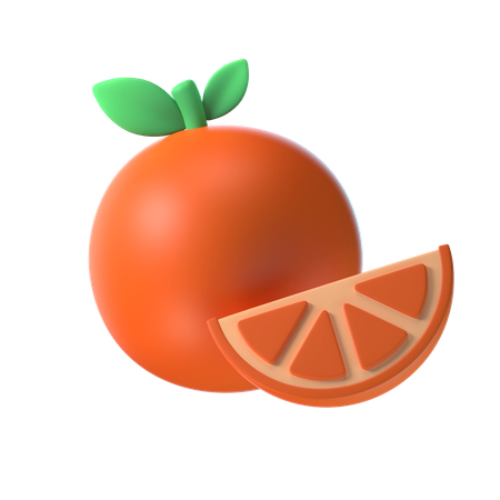 Orange  3D Icon