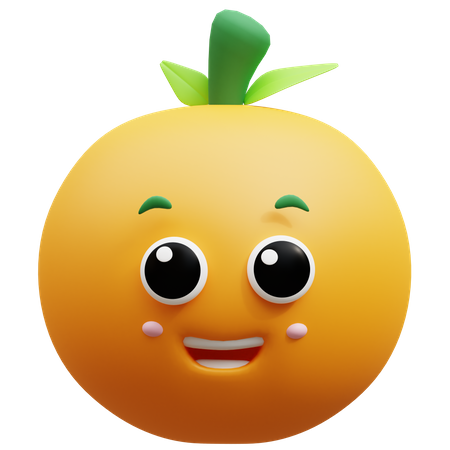 Orange  3D Icon