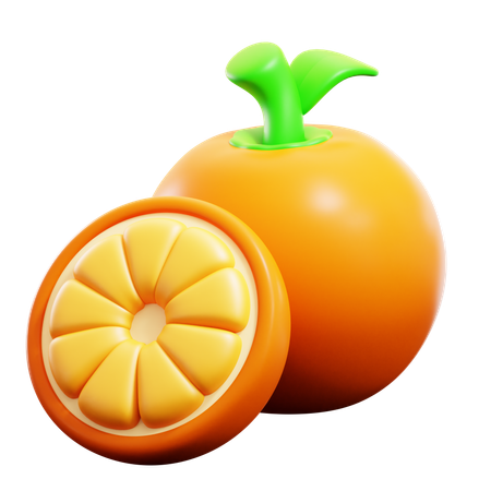 Orange  3D Icon