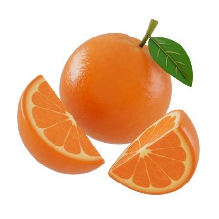 Orange  3D Illustration