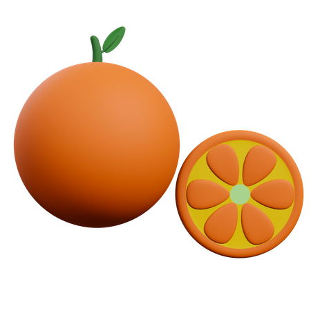 Orange  3D Illustration