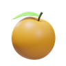 3d juicy fruit logo