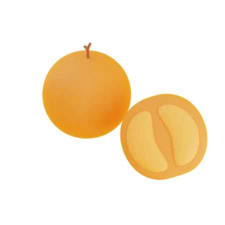 Orange  3D Illustration