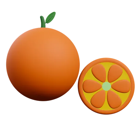 Orange 3D Illustration