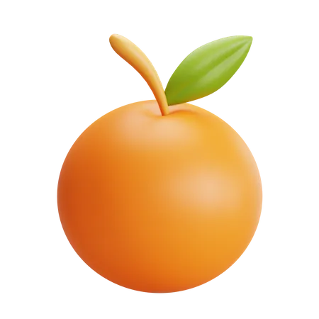 Orange 3D Icon