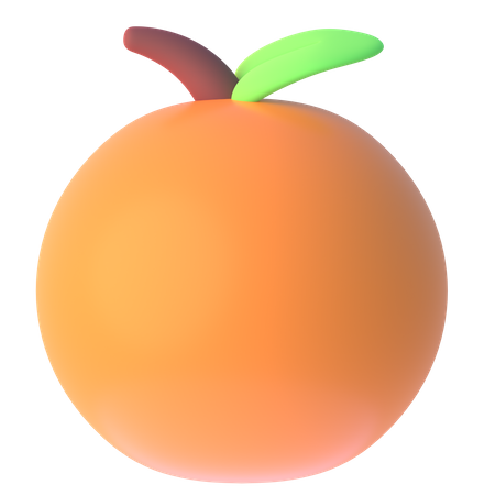 Orange 3D Icon