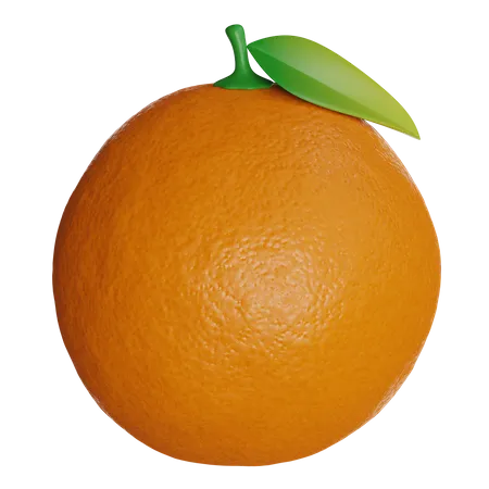 Orange 3 D Illustration 3D Icon