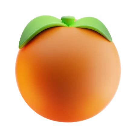 Orange Fruit 3 D Illustration 3D Icon