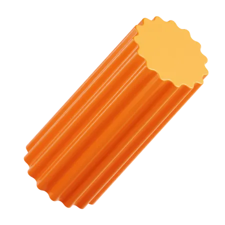 Orange Abstract Shape  3D Icon