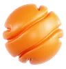 Orange Ball Abstract Shape