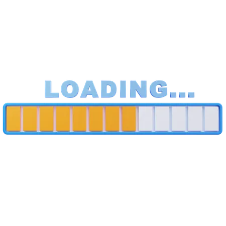 Orange Bar  3D Icon