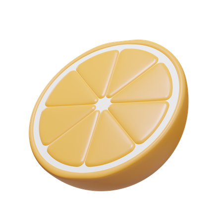 Orange Citrus 3D Illustration