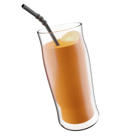 Orange Drink  3D Icon