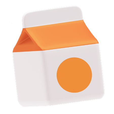 Orange Drink  3D Illustration