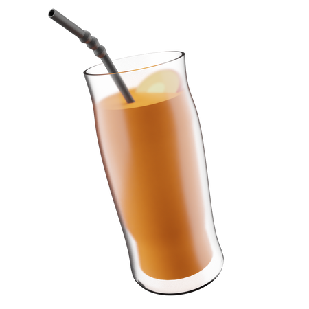 Orange Drink  3D Icon
