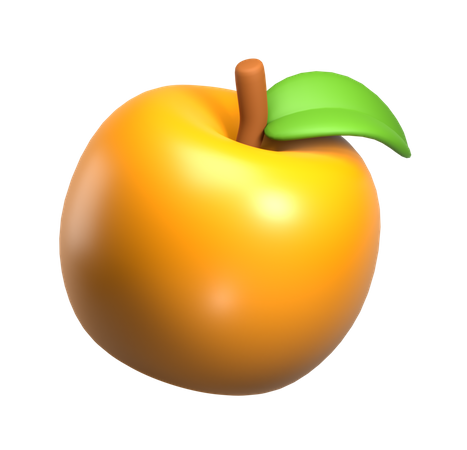 Orange Fruit 3d  3D Icon